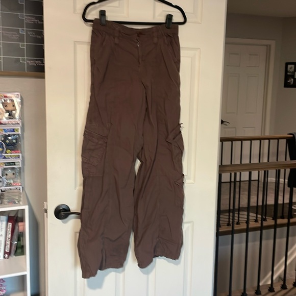 BDG Pants - BDG Urban Outfitters Y2K Cargo Pants Womens XS Brown Cotton Straight Leg